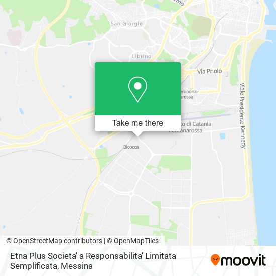Etna Plus Societa' a Responsabilita' Limitata Semplificata map
