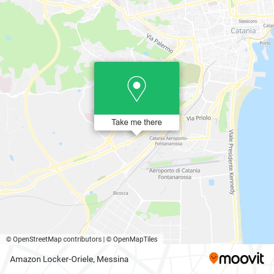 Amazon Locker-Oriele map