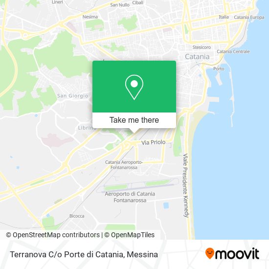 Terranova C/o Porte di Catania map