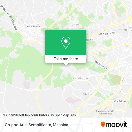 Gruppo Aris. Semplificata map