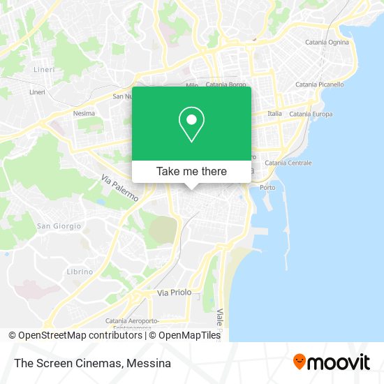 The Screen Cinemas map