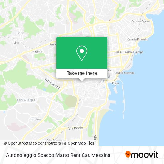 Autonoleggio Scacco Matto Rent Car map