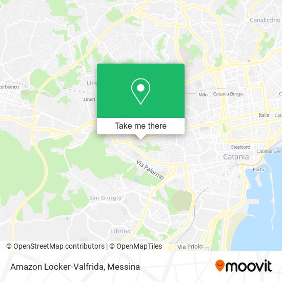 Amazon Locker-Valfrida map