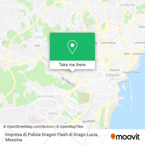 Impresa di Pulizia Dragon Flash di Drago Lucia map