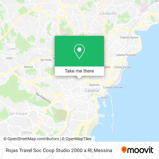 Rojas Travel Cooperative Studio 2000 map