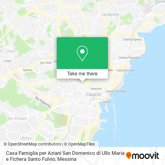 Casa Famiglia per Aziani San Domenico di Ullo Maria e Fichera Santo Fulvio map