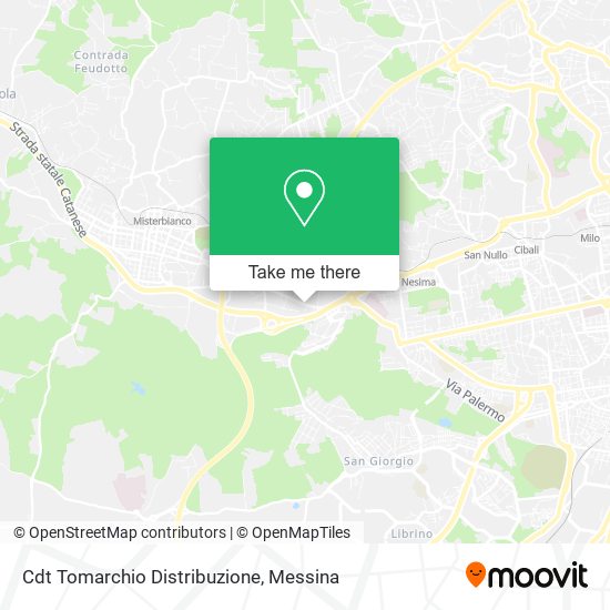 Cdt Tomarchio Distribuzione map