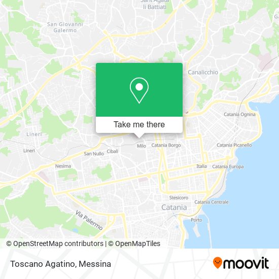 Toscano Agatino map