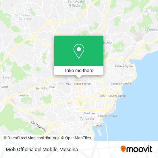 Mob Officina del Mobile map