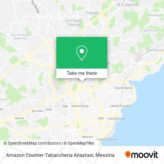 Amazon Counter-Tabaccheria Anastasi map