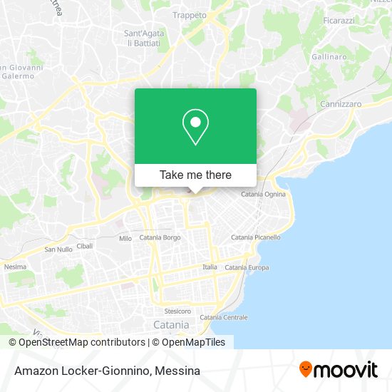 Amazon Locker-Gionnino map