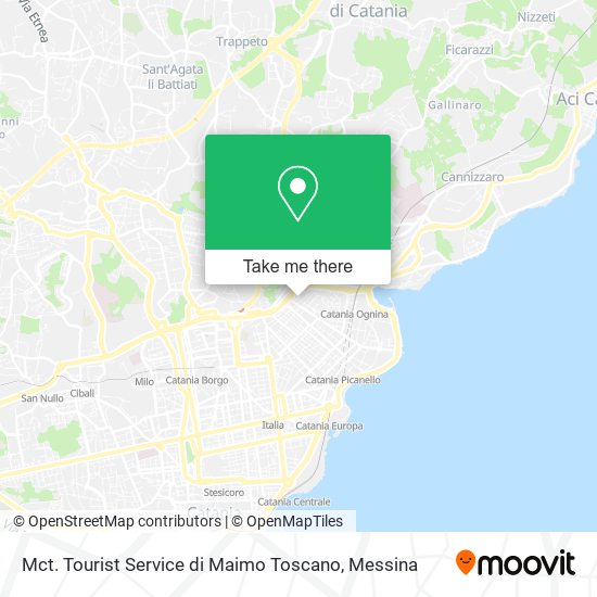 Mct. Tourist Service di Maimo Toscano map