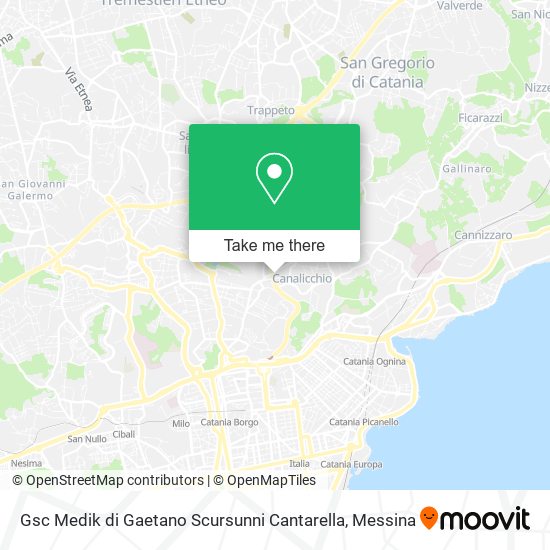 Gsc Medik di Gaetano Scursunni Cantarella map