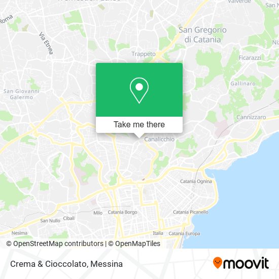 Crema & Cioccolato map