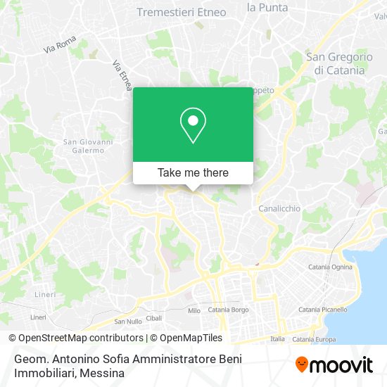Geom. Antonino Sofia Amministratore Beni Immobiliari map