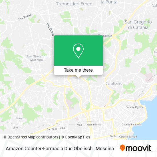Amazon Counter-Farmacia Due Obelischi map