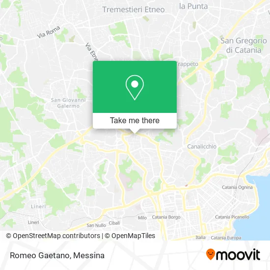 Romeo Gaetano map