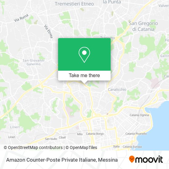 Amazon Counter-Poste Private Italiane map