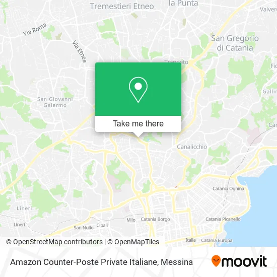Amazon Counter-Poste Private Italiane map