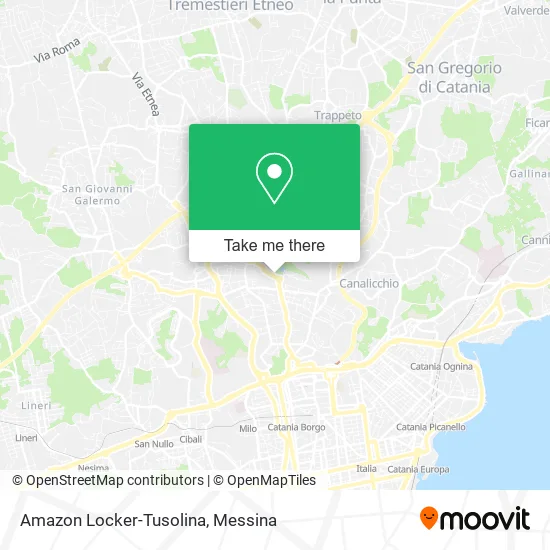 Amazon Locker-Tusolina map