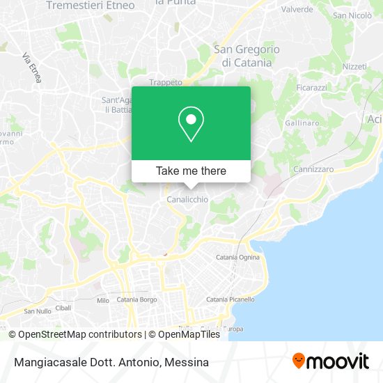 Mangiacasale Dott. Antonio map