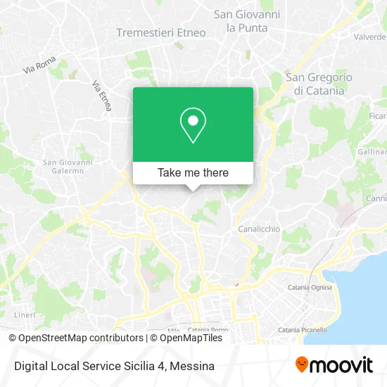 Digital Local Service Sicilia 4 map