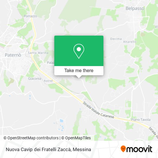 Nuova Cavip dei Fratelli Zaccà map