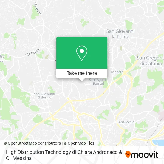 High Distribution Technology of Chiara Andronaco & Co. map