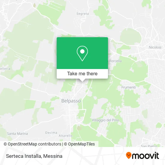 Serteca Installation map