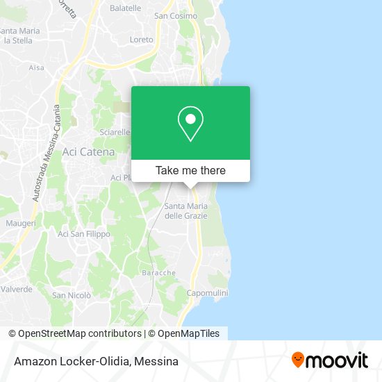 Amazon Locker-Olidia map