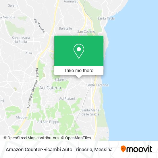Amazon Counter-Ricambi Auto Trinacria map