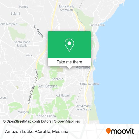 Amazon Locker-Caraffa map