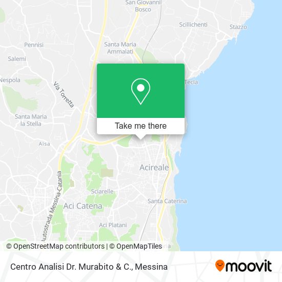 Centro Analisi Dr. Murabito & C. map
