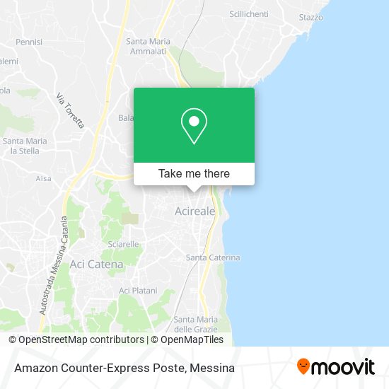 Amazon Counter-Express Poste map
