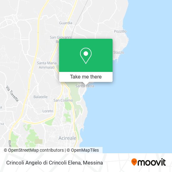 Crincoli Angelo di Crincoli Elena map