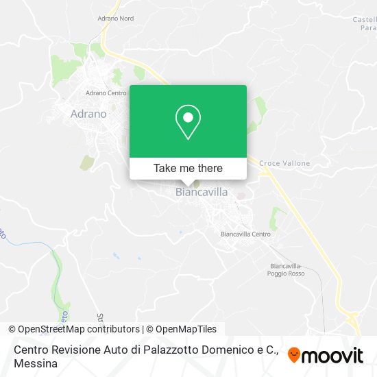 Centro Revisione Auto di Palazzotto Domenico e C. map