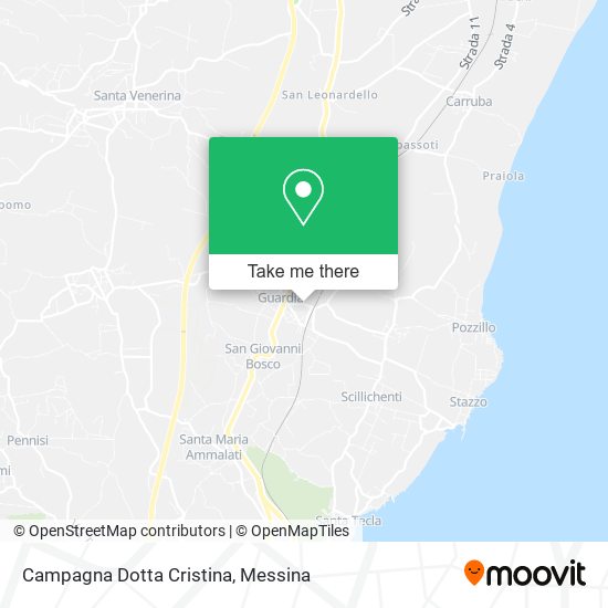 Campagna Dotta Cristina map