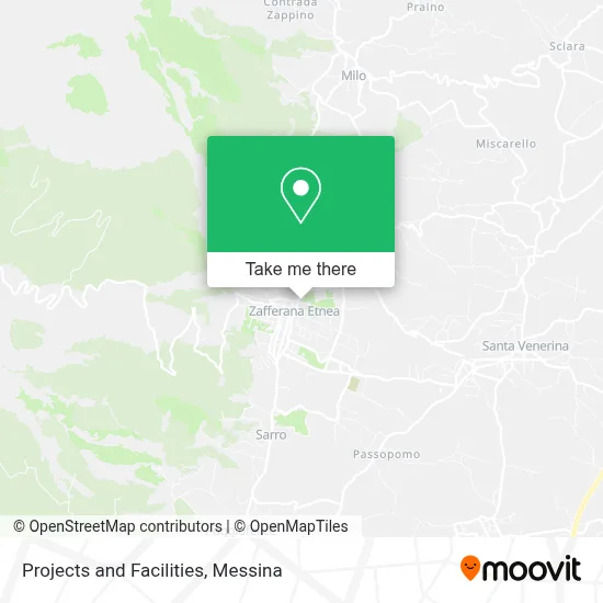 Projects and Facilities map
