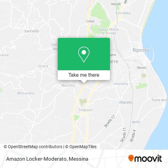Amazon Locker-Moderato map