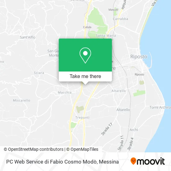 PC Web Service by Fabio Cosmo Modò map