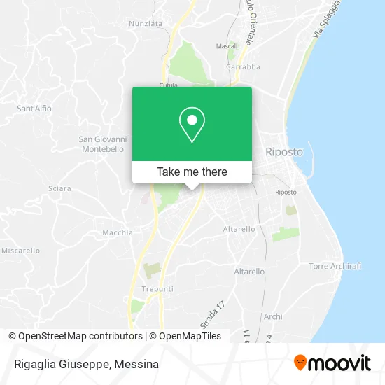 Giuseppe Rigaglia map