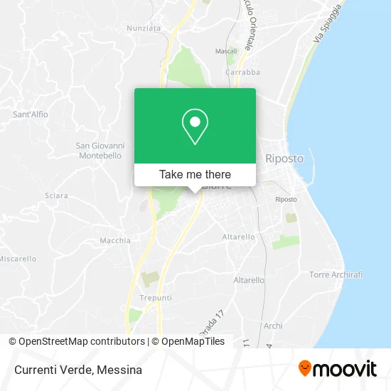Currenti Verde map