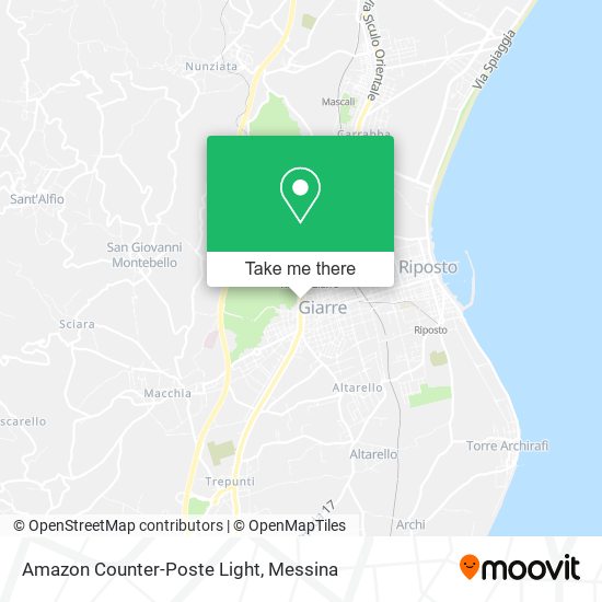 Amazon Counter-Poste Light map