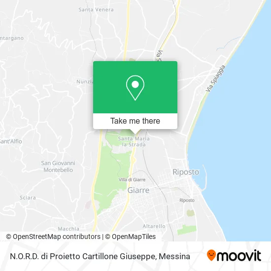 N.O.R.D. di Proietto Cartillone Giuseppe map