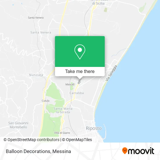 Balloon Decorations map