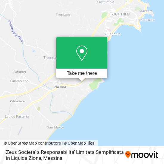 Zeus Societa' a Responsabilita' Limitata Semplificata in Liquida Zione map