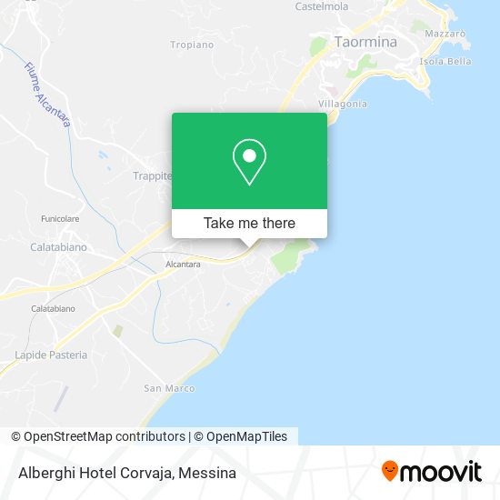 Alberghi Hotel Corvaja map