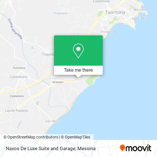 Naxos De Luxe Suite and Garage map