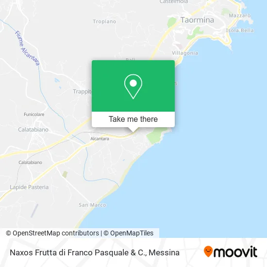 Naxos Frutta di Franco Pasquale & C. map