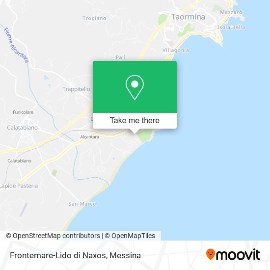 Frontemare-Lido di Naxos map